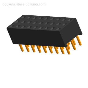 2.54mm Female Header Three Row Straight Type